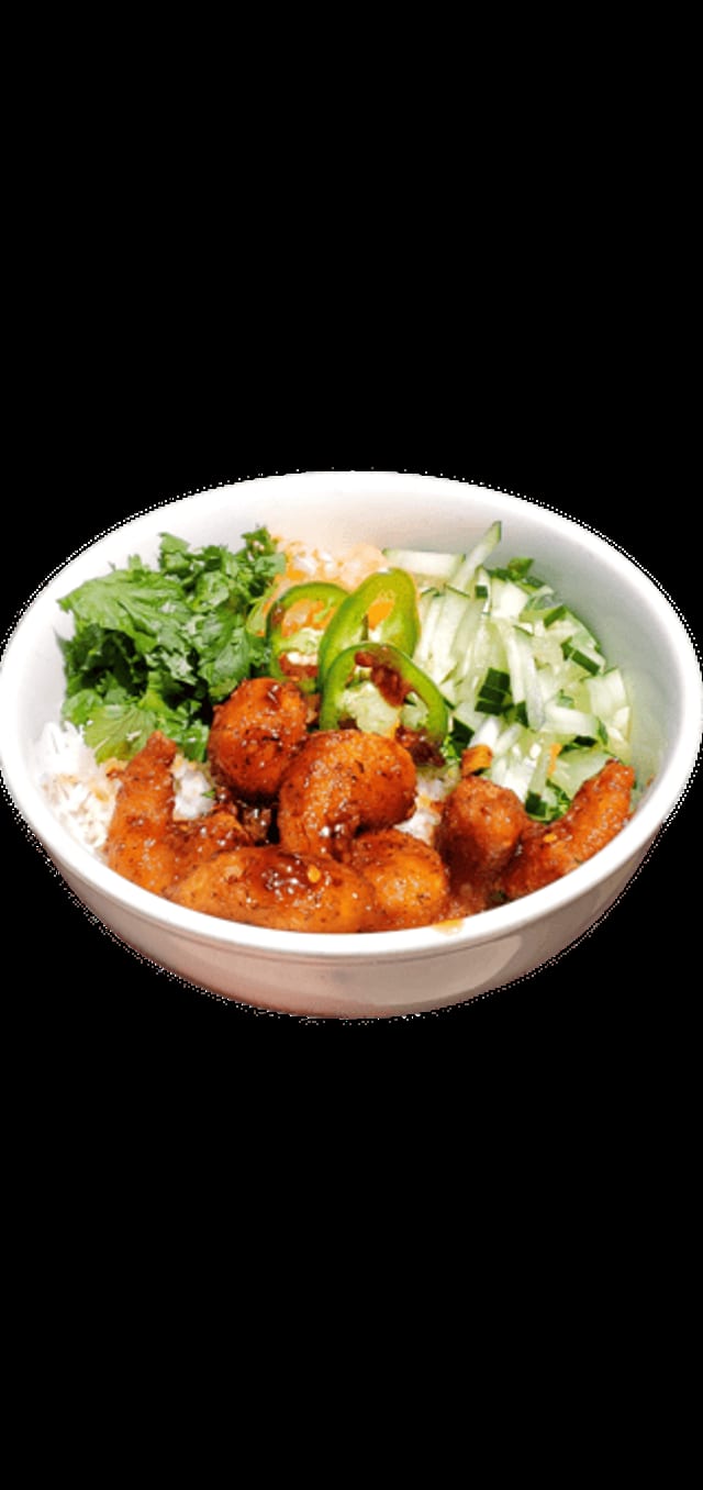 Quinoa Shrimp Rice Bowl.