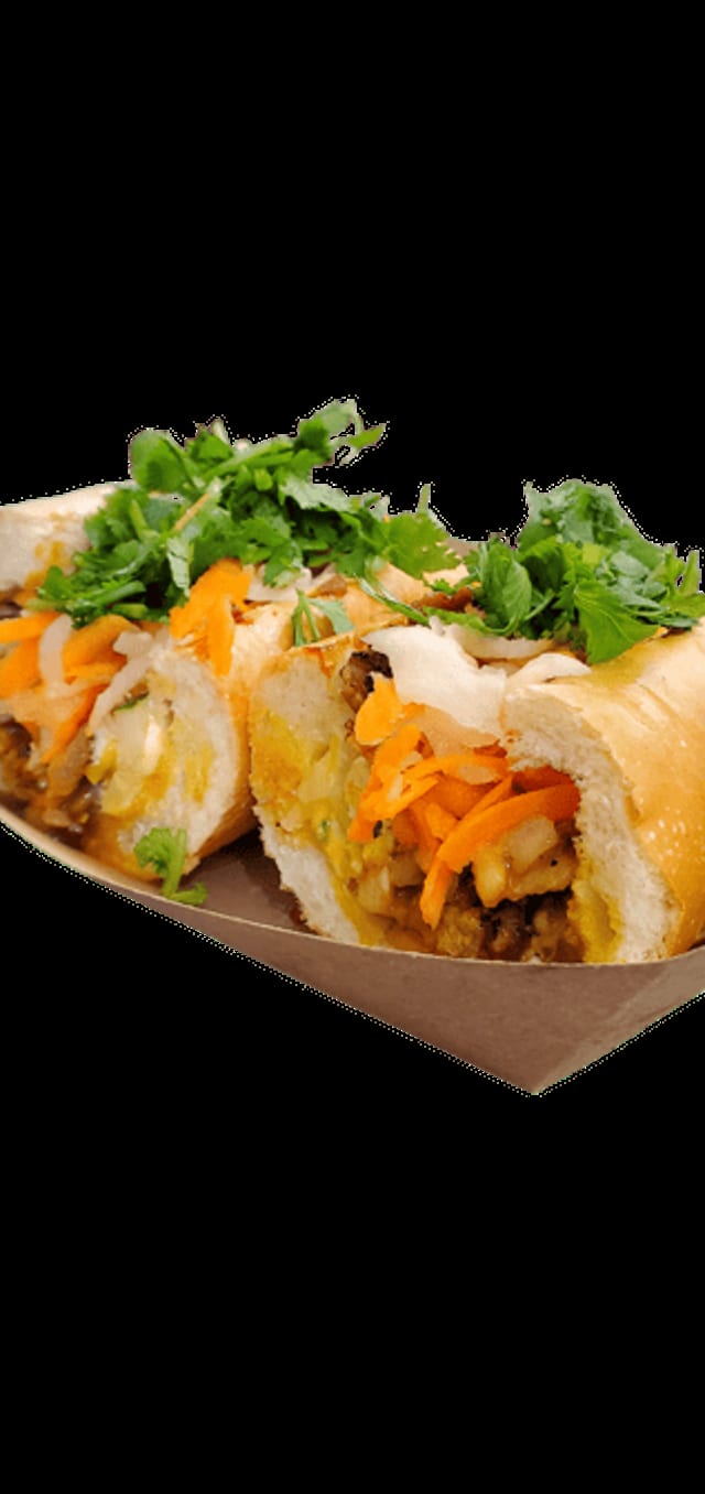 Lemongrass Chicken Banh Mi.