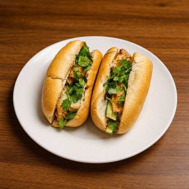 Bang Bang Shrimp Banh Mi.